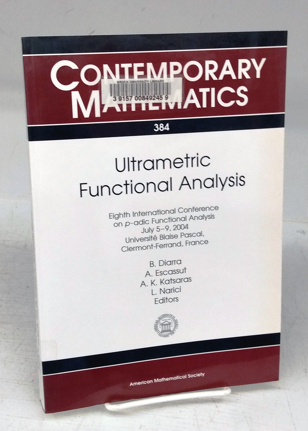 Ultrametric Functional Analysis