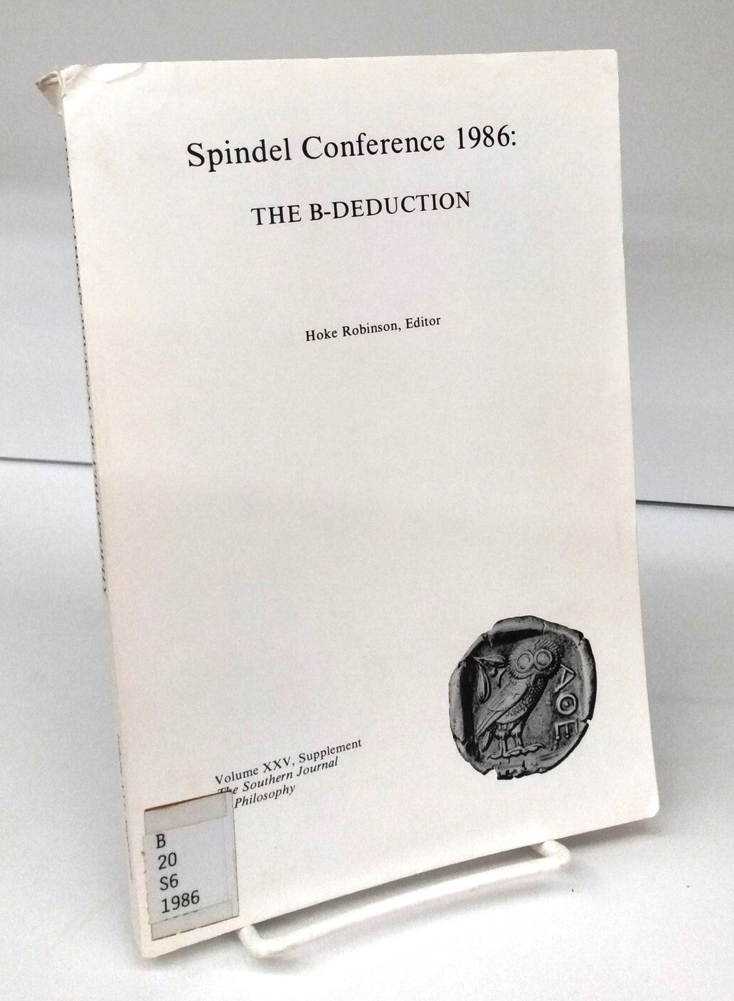 Spindel Conference 1986: The B-Deduction