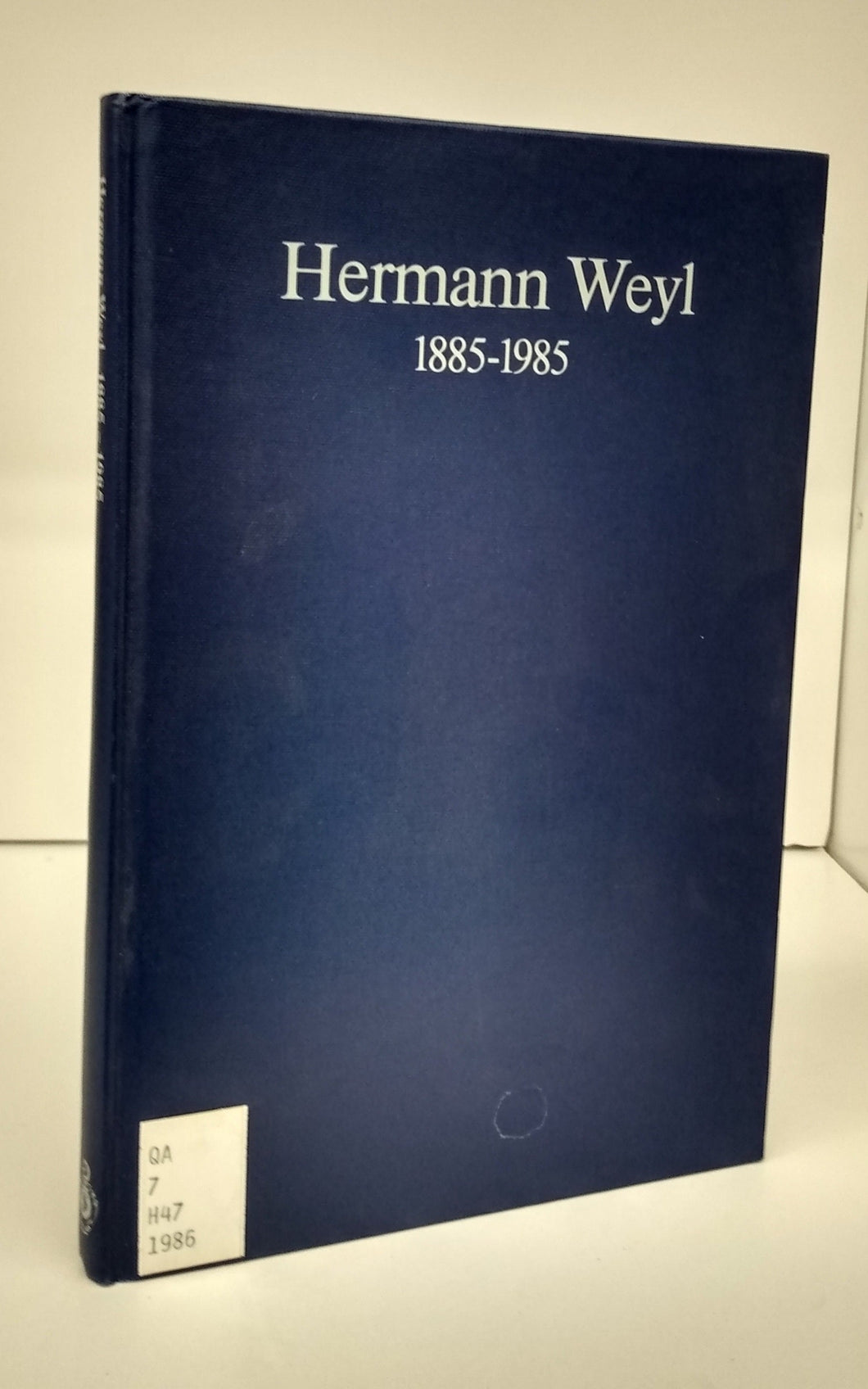 Hermann Weyl 1885-1985