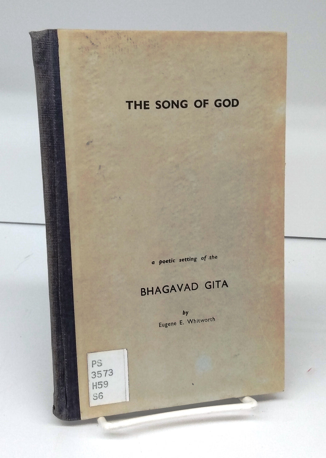The Song of God: a poetic setting of the Bhagavad Gita