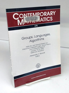 Groups, Languages, Algorithms