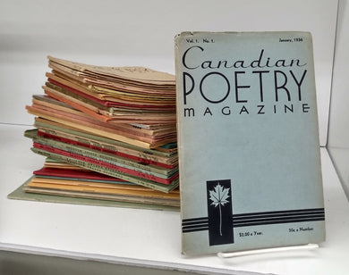 Canadian Poetry Magazine (first 14 issues + 24 additional)