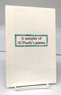 A sampler of Al Purdy's poems