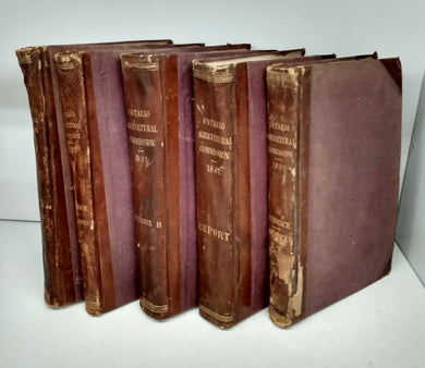 Ontario Agricultural Commission Report 1881 (5 vols.)