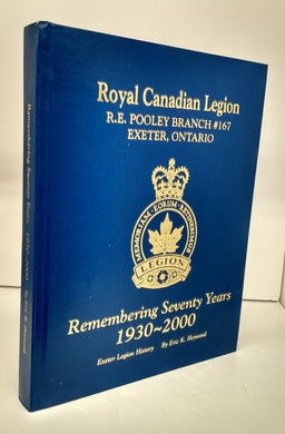 Royal Canadian Legion R. E. Pooley Branch # 167, Exeter, Ontario