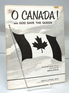 O Canada! and God Save The Queen (sheetmusic)