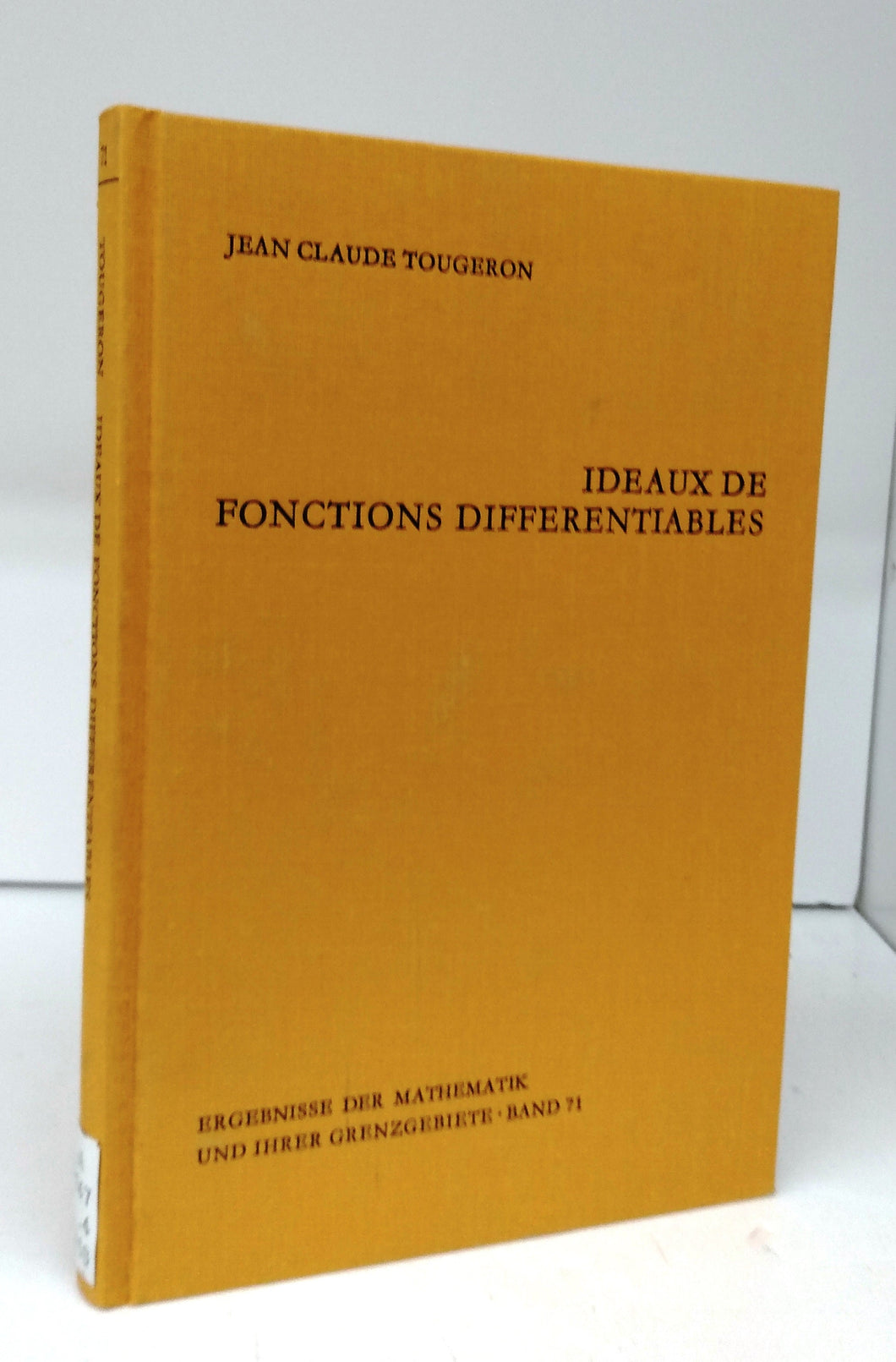 Ideaux de Fonctions Differentiables