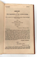 Message from the President of the United States, in compliance With a resolution of the Senate concerning the Fur Trade, and Inland Trade to Mexico