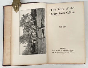 The Story of the Sixty-Sixth C.F.A.