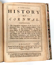 A Compleat History of Cornwal