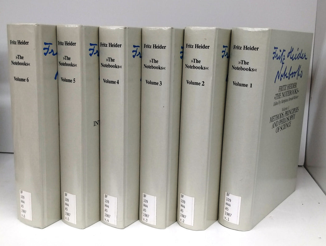 Fritz Heider: The Notebooks (6 vols.)