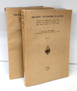 Ancient Buddhism in Japan Vols. I & II