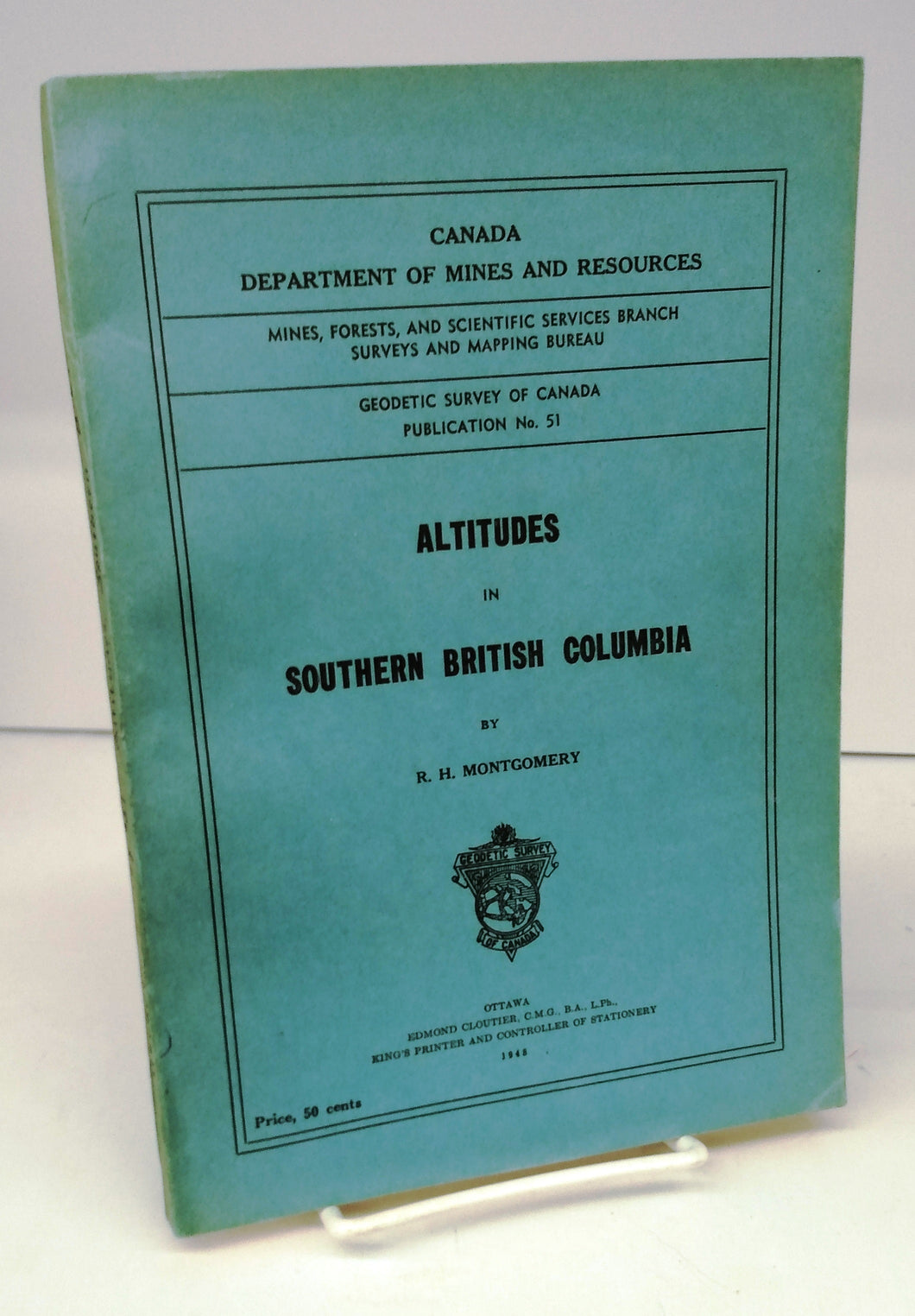 Altitudes in Southern British Columbia