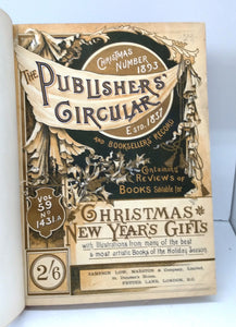 The Publisher's Circular, Christmas Number 1893