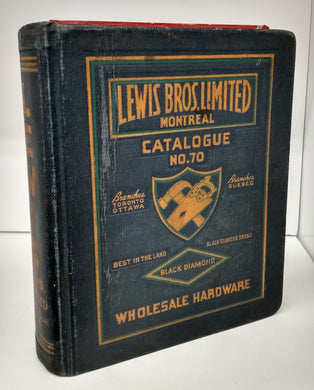 Lewis Bros. Limited Wholesale Hardware Catalogue No. 70