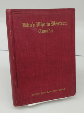 Who's Who in Western Canada Vol. I 
