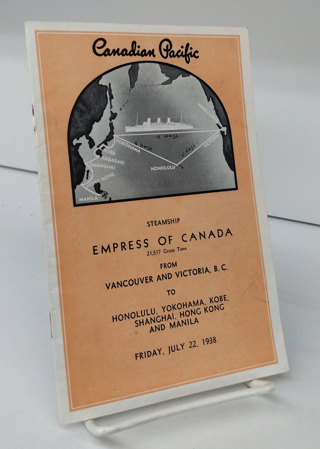 Empress of Canada passenger list