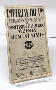 Highways Map of British Columbia, Alberta & Adjacent States