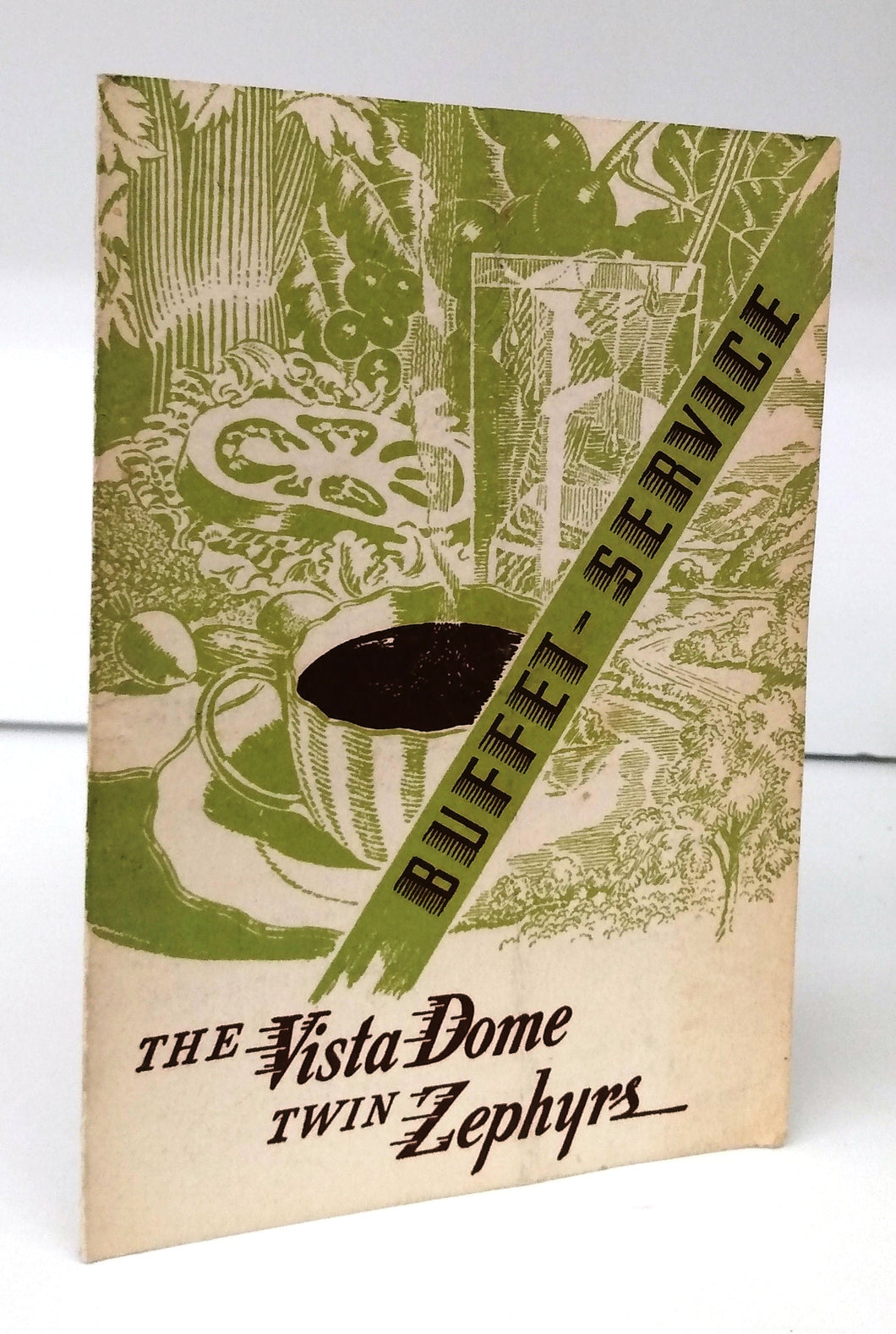 The Vista Dome Twin Zephyrs Buffet-Service menu