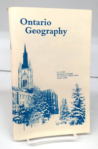 Ontario Geography, No. 29, 1987