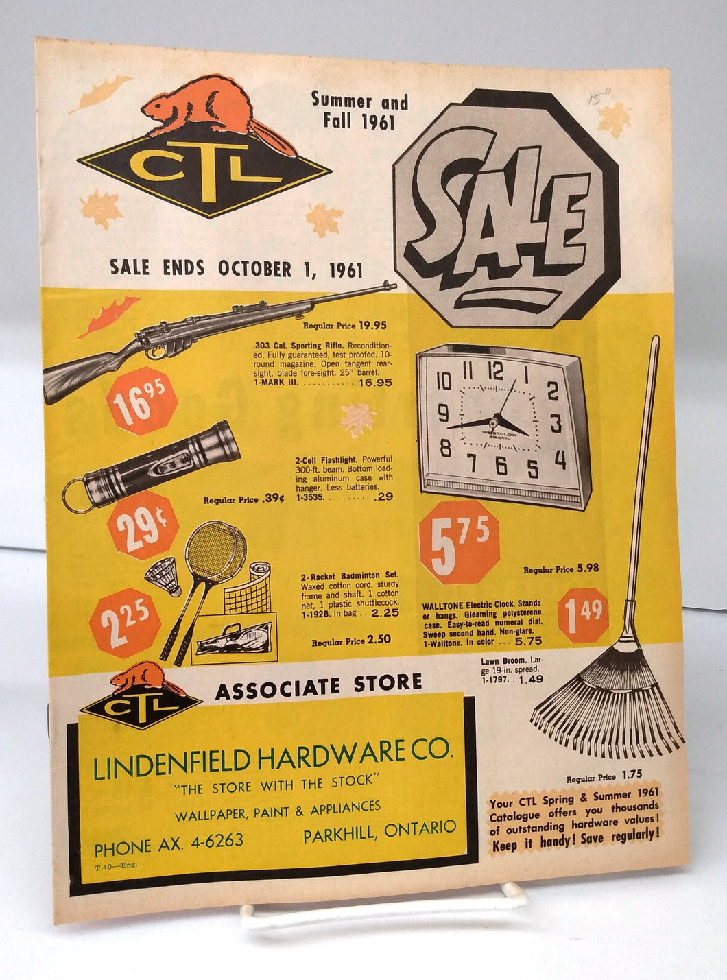 CTL Summer and Fall 1961 Catalogue