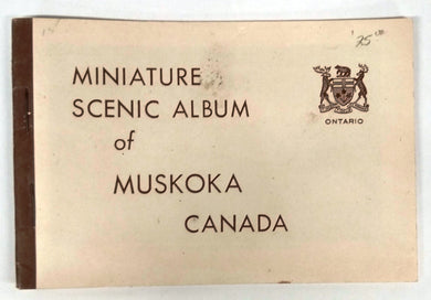 Miniature Scenic Album of Muskoka Canada