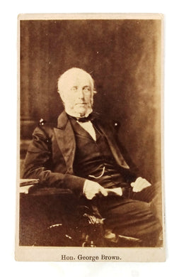 Photograph of Hon. George Brown
