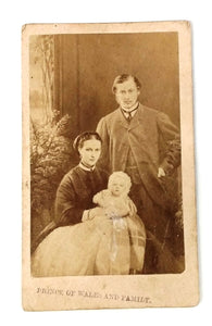 Photograph of the Prince of Wales (Edward VII) and family