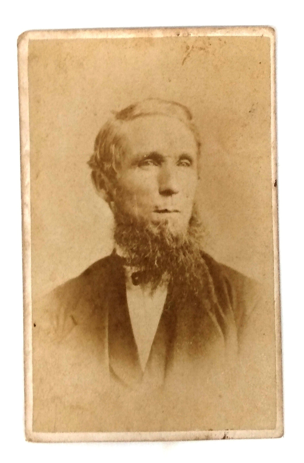 Carte de visite of Hon. Alexander Mackenzie