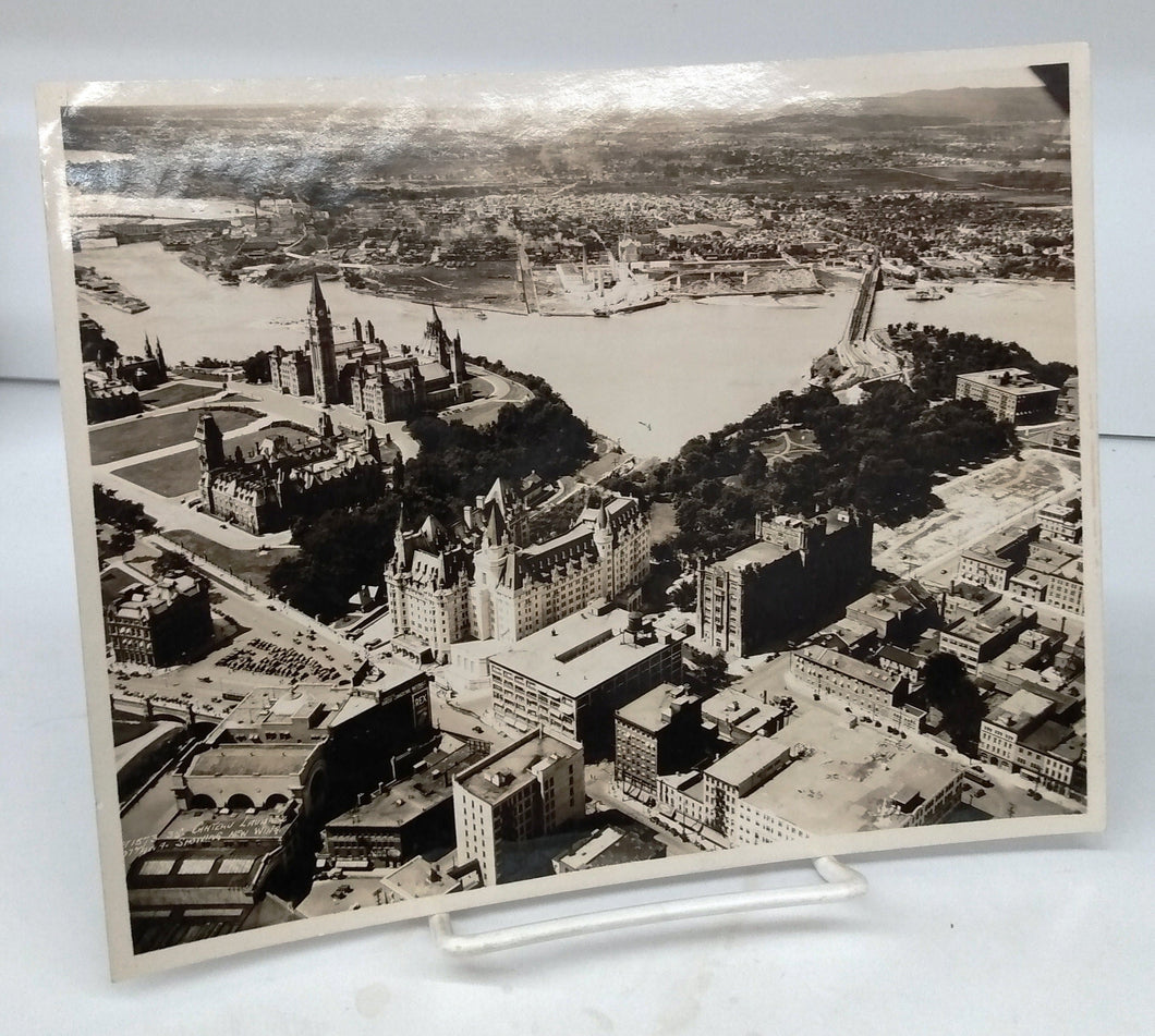 Aerial view of Chateau Laurier
