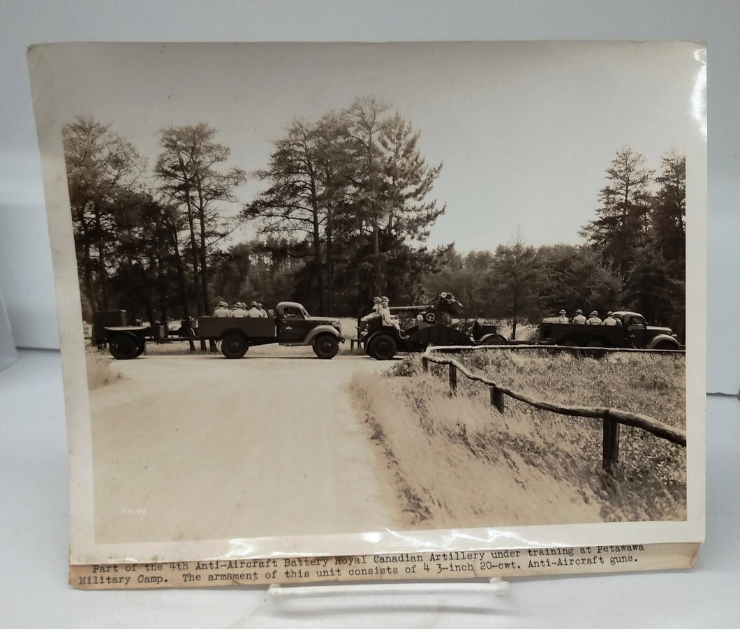 Photograph of 4th Anti-Aircraft Battery Royal Canadian Artillery, Petawawa