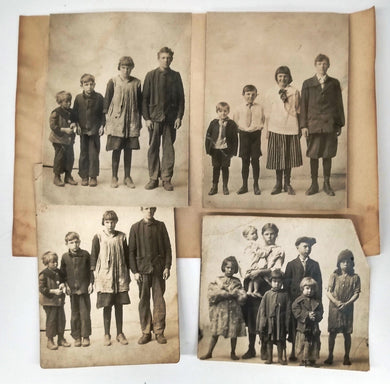 Photographs of indigent children