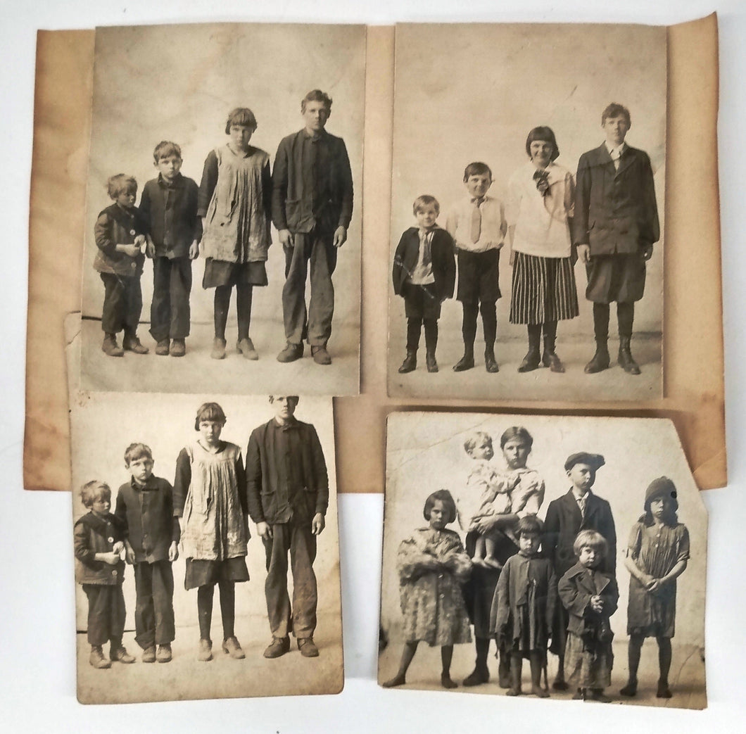 Photographs of indigent children