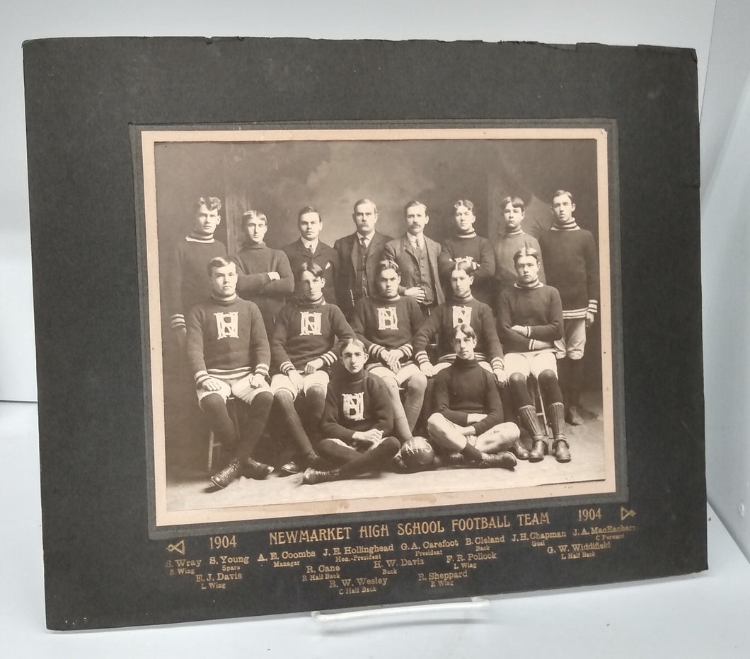 Photograph of Newmarket High School Football Team, 1904