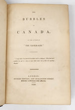 The Bubbles of Canada. By the Author of &#34;The Clockmaker.&#34;