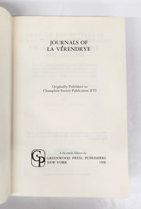 Journals and Letters of Pierre Gaultier de Varennes de la Vérendrye