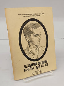 Wittgenstein Colloquium March 31st - April 4th, 1976