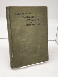 Elements of Analytic Geometry