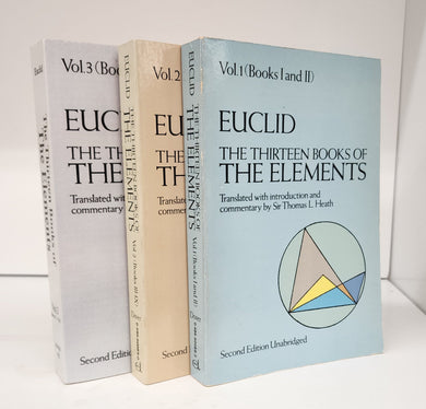 Euclid: The Thirteen Books of The Elements Vols. 1-3