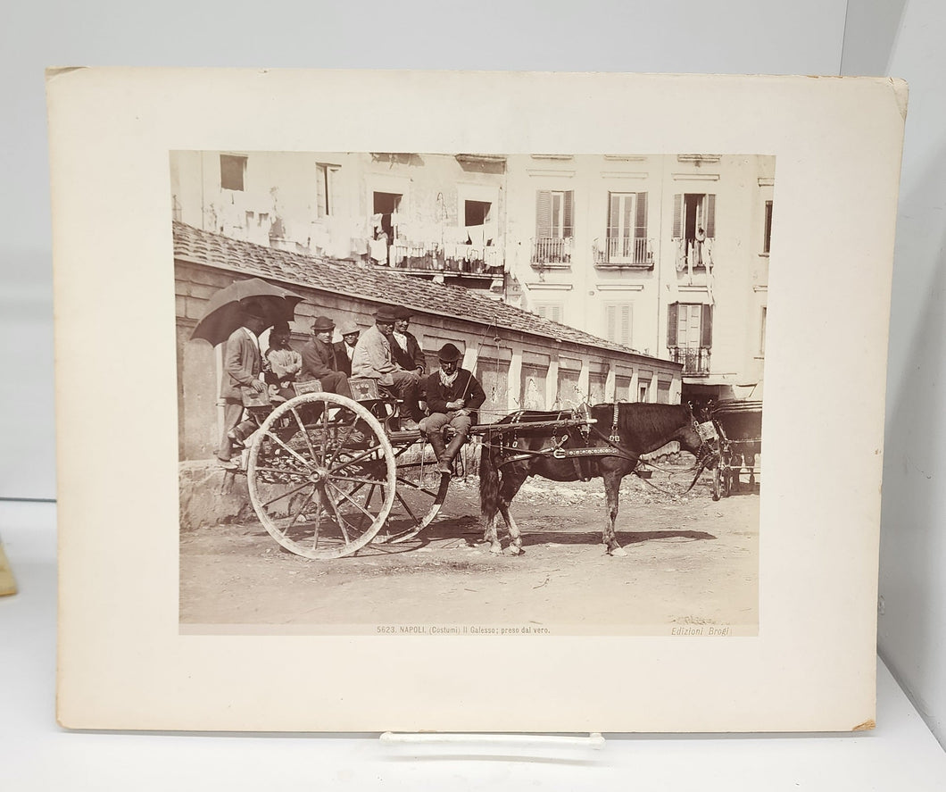 Photo of men and horse in Napoli