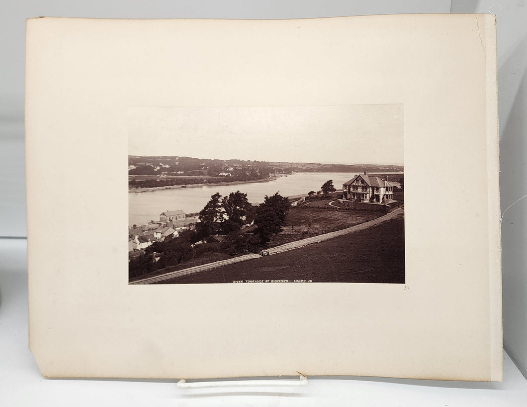 Two photos of River Torridge at Bideford, Devon