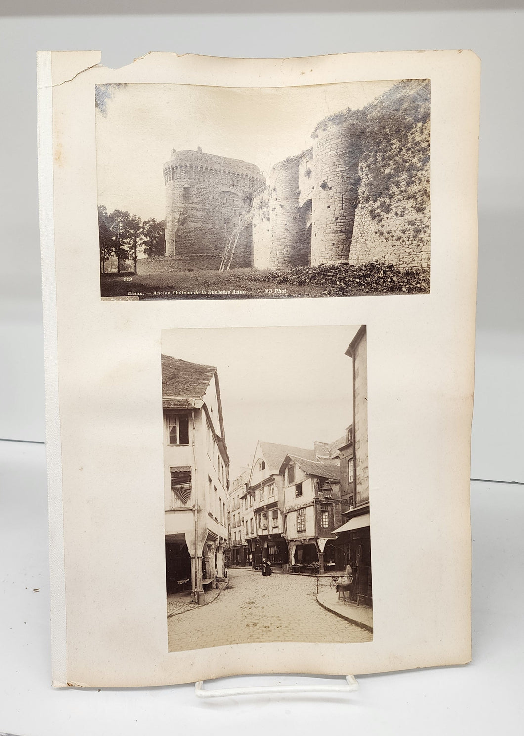 3 photos of Dinan and 1 of Dartmouth