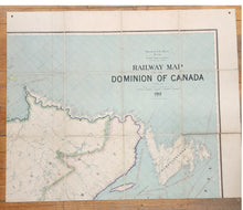 Railway Map of the Dominion of Canada (4 sections out of 6)