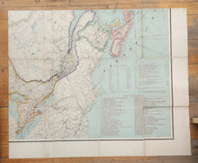 Railway Map of the Dominion of Canada (4 sections out of 6)
