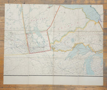 Railway Map of the Dominion of Canada (4 sections out of 6)