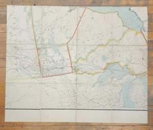 Railway Map of the Dominion of Canada (4 sections out of 6)