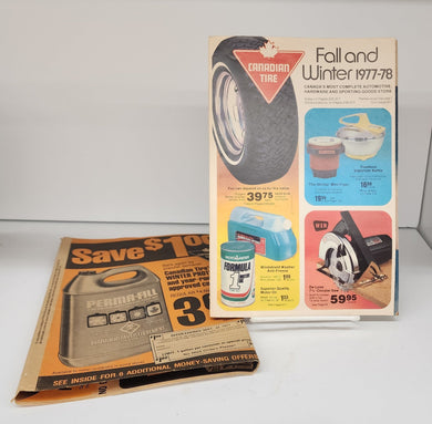 Canadian Tire Fall and Winter 1977-78