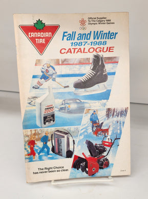 Canadian Tire Fall and Winter Catalogue 1987-1988