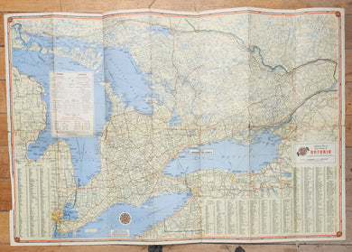 Road Map of Ontario
