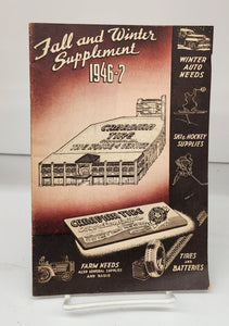 Canadian Tire Fall and Winter Supplement 1946-7